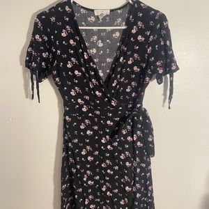 Floral Wrap Dress